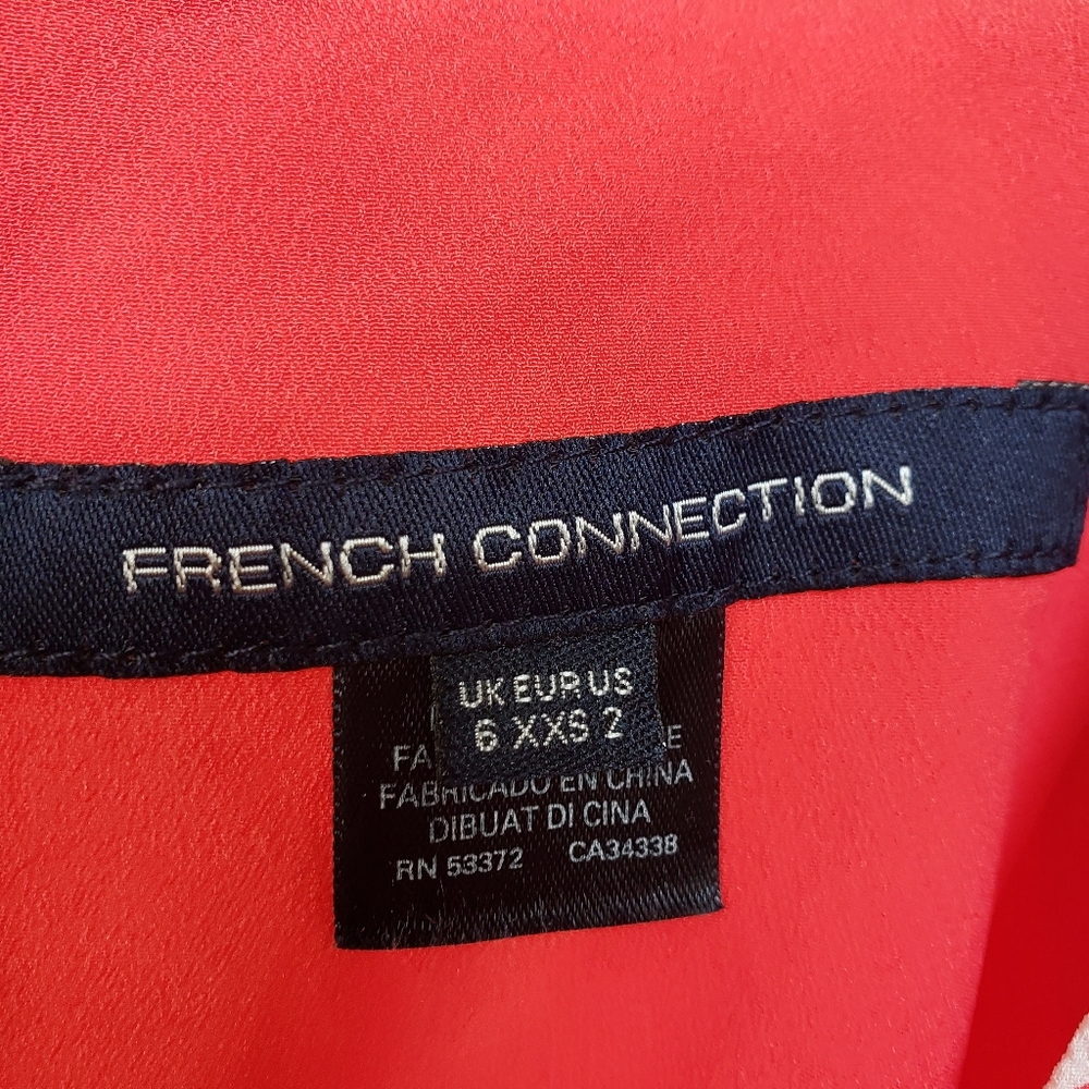 FRENCH CONNECTION midi dress with tie waist - Picture 6 of 7